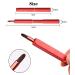 PrettyAimee Dual End Professional Lip Brush Concealer Brushes Retractable Lipstick Foundation Makeup Brush Tool Applicators Set For Women and Girls (Red) - Buy Online on GoSupps.com