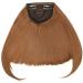 SEGO Clip-in Pony Hairpiece Extensions - Realistic Chestnut Brown Fringe Bangs for Women - Buy Online on GoSupps.com