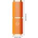 Travel Toothbrush Holder - 2-Piece Portable Etui Travel Box Blue & Orange | Ultimate Travel Gadget for Toothbrush & Toothpaste Storage - Buy Online on GoSupps.com
