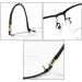 Eyephd Men's Anti-Blue Light Reading Glasses - Metal Rectangular Frame Diopter +1.0 to +3.0 - Comfortable & Stylish Protection - Buy Online on GoSupps.com