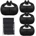 50 Pieces Disposable Bras for Spa Black Disposable Towel Bra Women's Sunless Spray Tanning Disposable Bras Top Underwear Brassieres Nonwoven
