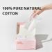White Rabbit Premium Cotton Sheets - 200 Plain Cosmetic Sheets for Flawless Skin - Buy Online on GoSupps.com