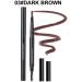 Eyebrow Pencils & Makeup with Brush Triangular Double Head Retractable Waterproof Long Lasting Eyebrow Pen(Dark Brown) - Buy Online on GoSupps.com