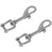 YiMusic 2 Pieces Heavy Duty 316 Stainless Steel Swivel Shackle Bolt Snap Hook Suit for Outdoor Camping Fishing Water Sports Accessories - Buy Online on GoSupps.com