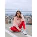 High Waisted Black Seamless Workout Leggings for Women - Tummy Control Yoga Pants (Red, L-XL) - Buy Online on GoSupps.com