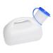 Unisex Potty Urinal for Car Portable Urinal for Men and Women Bedpans Pee Bottle with A Lid and Funnel Travel Urinal Kit for Home Camping Outdoor (White) Happy
