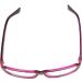 Ozkaksj Plastic Full Rim Glasses Clear Lens - Stylish Black & Purple Eyewear for Men & Women | International Shipping - Buy Online on GoSupps.com