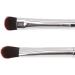 Silver Soft Hair Eyeshadow Brush Set Double Ended Eyelid Makeup Cosmetic Tool for Women Scene - Buy Online on GoSupps.com