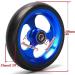Wheelchair Front Wheel 4Inch Front Wheels Replacement for Sports Wheelchair Non-Slip Rubberor for Wheelchairs Walk Aluminum Hubs 8Mm Bearings 2Pcs/Blue/100Mm/4In 100Mm/4In Blue - Buy Online on GoSupps.com