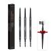 3 Pack Waterproof Ultra Precise Dark Brown Eyebrow Pencil Set with Razor - Long-lasting Natural Brows - Microblading Makeup Pen - 3 Count - Buy Online on GoSupps.com