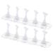 VINTORKY 2 Sets Manicure Practice Base Portapotty Morphie Portable Easy to Clean Show Rack Nail Fairy Exercise Rack Easel Display Stand Bracket Acrylic