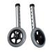 Exceart 2pcs Rolling Walker Replacement Wheels Replacement Wheels for Knee Scooter Wheels Replacement Trundle Replacement Casters Wheelchair Walking Aid Wheel Leg Tube Heavy