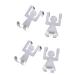 Alipis 4 Pcs Stainless Steel Hooks Cabinet Hooks Door Hook Door Hanger Stainless Steel Door Rag Door Back mediumx2pcs As Shownx2pcs