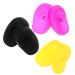 Veemoon 3 Cache Oreilles Silicone R utilisables de Prot ge Oreilles pour Coloration et Capillaire Protection Eau Teintures et Confortables Noir Jaune