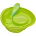 Vital Baby Nourish Power Suction Bowl: Non-Slip & BPA-Free Toddler Feeding Bowl with Chunky Spoon - Green - Buy Online on GoSupps.com