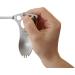 CRKT Eat'N Tool Outdoor Spork Multitool - Durable & Lightweight for Camping, Hiking, Backpacking - Silver Carabiner 9100C - Buy Online on GoSupps.com