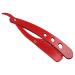 Profession Eller Barber Straight Edge Razor Bart Blatt holder manual fold alloy straight edge of portable hair chnitt blades holder for home salon red (without blade)