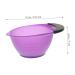 FRCOLOR 10 STK Hair Sealer Shells Professional Hair Salon Tools for Mixing & Coloring | Violet Rubber Applicator 16.5x12.2 cm - Durable & Easy to Use - Buy Online on GoSupps.com