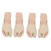NOLITOY 2 Pairs Straightener Brace Splint Straightener Pads Thumb Brace Glvoes Bunion Thumb Protector Ease Foot Socks Cushion Big Brace Spacers Rabbit Hall