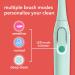 Hum by Colgate Smart Electric Toothbrush Kit - Teal Green, Rechargeable Sonic with Bonus Replacement Head & Travel Case - Buy Online on GoSupps.com