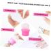 Beaupretty Cleanser Nails nail clips gel removal finger clips gel remover gel nail remover clips soak off clip caps polish remover cleaner nails gel nail soaker covers Brightener Nail 4X2.5X2.5CM Pink - Buy Online on GoSupps.com