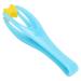 Finger scooter massage device arthritis tools for the hands handheld stress reduction double-rubber roller massager double-sided finger massage device for stress (blue)