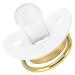 Bling Baby Pacifier - Healthy & Practical Pacifier with Clips for 6-18 Months | International Shipping Available (White) - Buy Online on GoSupps.com