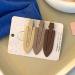 No Bend Hair Clips No Crease Hair Clips Makeup Hair Clips Duck Billed Hair Clips Creaseless Hair Styling Clips Coffee wuhen3pcs wuhen3pcs Coffee