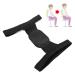 Adult Back Spine Support Brace | Hunchback Correction Belt & Posture Corrector | Neck & Shoulder Support (Small Black) - International Shipping Available - Buy Online on GoSupps.com