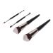Make Up Brush Set 2 Large Concealer Brush 2 Angled Eyeliner Brush Fine Brush Hair Easy to Use for Beginners Saves Makeup Time Good Helper Fiber Brush Hair