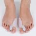 Bunion Corrector Silicone Toe Separators - 2 Pairs | Stretchy Bunion Corrector Sleeve with Nonslip Strap, Cushion Protector & Thumb Separator for Overlapping Toes & Calluses - Buy Online on GoSupps.com
