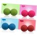 Beaupretty White Cylinder Peanut Yoga Roll Full Body Myofascial Release Massage Ball for Ultimate Fitness Relief - Buy Online on GoSupps.com