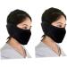 Healeeved 2-in-1 Winter Ski Masks | Anti-Dust Face Mask for Men & Women | Winter Sturmhauben | Black - 1 Pack - Buy Online on GoSupps.com