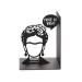 balvi Bookend Frida Black color Bookend decorative figure with the iconic Frida iron 17 cm