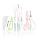 Xinart Weeding Tools Set for Vinyl Weeder/Scraper/Spatula/Tweezers/Scissors Basic Weed Removal Tool Kit 5 tools Basic Tools Set