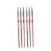 Housoutil Manicure Colored Drawing Tool Uv Gel Nail Brush Nail Pen Nail Brushes for Nail Art Manicure Art Liner Brushes Polish Brush Pen Tools Practical Poly Pull Pen Non-slip Pink