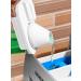 Liquid Powder Detergent Dispenser Laundry Powder Moisture Proof Storage Tank Transparent Liftable Cleaning Supplies Subpackage PET Laundry Liquid Sealed Tank with Measuring Cup (1100ML) - Buy Online on GoSupps.com