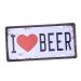 LIFKOME Out Door Decor Beer Sign Iron Sign Painting Logo Vintage Signs for Sale Plaque Decorations Outdoor