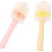Minkissy Manual Toothbrush Set - 3 Silicone Baby Brushes for Oral Care | Cheetopia Toddler Tooth Cleaning Tool | Nano Material Rotatable Design for Effective Teeth Cleaning - Buy Online on GoSupps.com