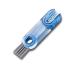 Lmyzcbzl 3 in 1 Multifunctional Cleaning Brush Cup Lid Cleaning Brush Multifunctional Cleaning Brush Tiny Bottle Cup Lid Detail Brush Crevice Cleaning Brush Blue