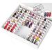 Durratou Nail Storage Box Nail Tips Color Display Holder Nail Decoration Storage Box for Nail Decoration Container Display - Buy Online on GoSupps.com