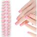 AJTUTUS/Box French Tip False s Press On False s Full Cover Stick On Ballerinas Artificial s - Buy Online on GoSupps.com