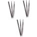 BIUDECO 3pcs 2 1 Eye Brow Brush Eyebrow Makeup Eyebrow Pencil Waterproof Eyebrow Pencils Preamp Stand - Buy Online on GoSupps.com