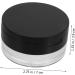SOESFOUFU 6 Pcs Elastic Mesh Loose Powder Box Portable Powder Case Foundation Powder Puff DIY Abs Black - Buy Online on GoSupps.com