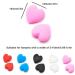 Heart Shape Silicone Slip Holders for Sports Eyeglasses | Temple Stoppers & Tips - Red One Size - Buy Online on GoSupps.com