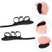 2PCS Toe Splitter Bunion Separators for Men & Women | Overlapping Toe Correction - Raised Cloth Eva with Elastic Band | Nursing Supplies Black - Buy Online on GoSupps.com
