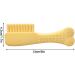 Skuda Kielzeugkamm: Interactive Dog Toy for Puppies - Tough Natural Chew Teeth Cleaning & Boredom Buster for Medium & Large Breeds (Yellow) - Buy Online on GoSupps.com