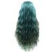 DIDADA Long Water Wave Wig - Ombre Mermaid Green Synthetic Lace Front Wig for Drag Queens & Women | 24 Inches - Buy Online on GoSupps.com