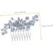 Didiseaon Hair Topper Crystal Side Hair Comb Crystal Hair Comb Hair Accessory for Girls Flower Girl Headpiece Hair Accessories for Prom Wedding Hair Comb Combs Alloy Dress Hair Piece Bride - Buy Online on GoSupps.com