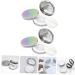 Outanaya 2pcs Box Powder Box Powder Puff Makeup Powder Containers Powder Storage Cases Body Bracket Clamshell - Buy Online on GoSupps.com